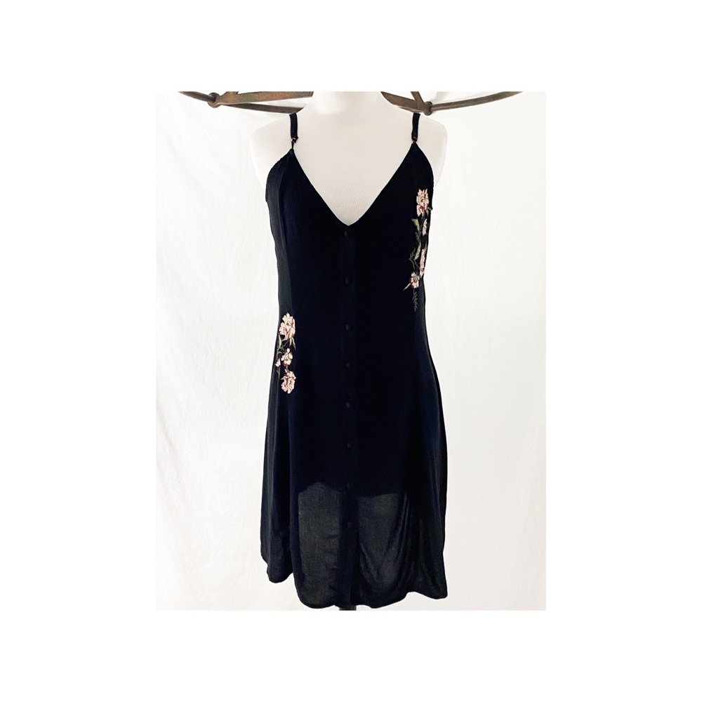 Black Floral Mini Dress by Kendall & Kylie